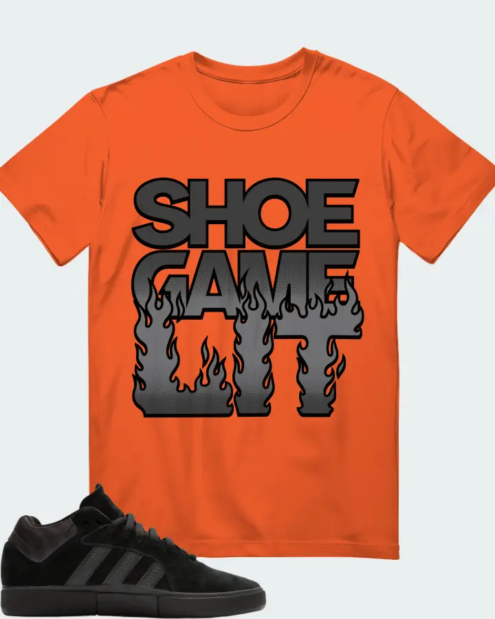 adidas Tyshawn  Sneaker Matching Orange T-Shirt - Shoe Game Lit Refreshed