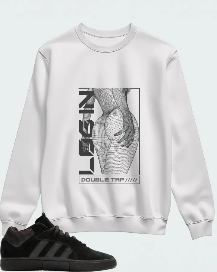 Sweatshirt in White