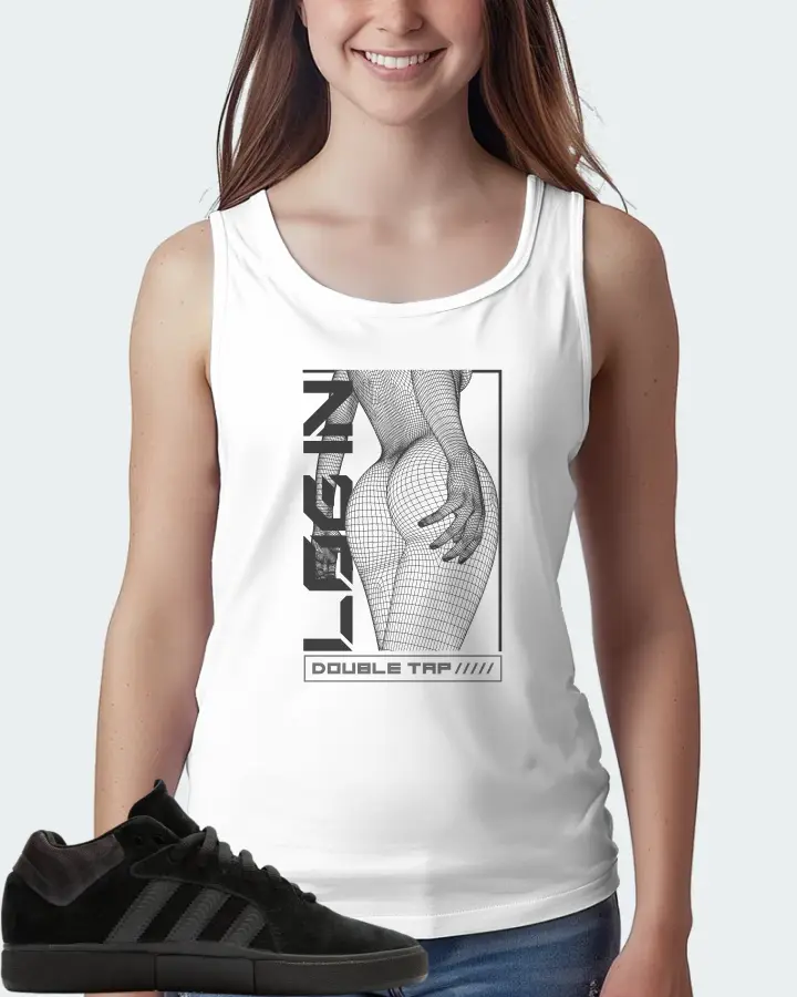 adidas Tyshawn  Sneaker Matching White Tank Top (LOGIN) - View 5