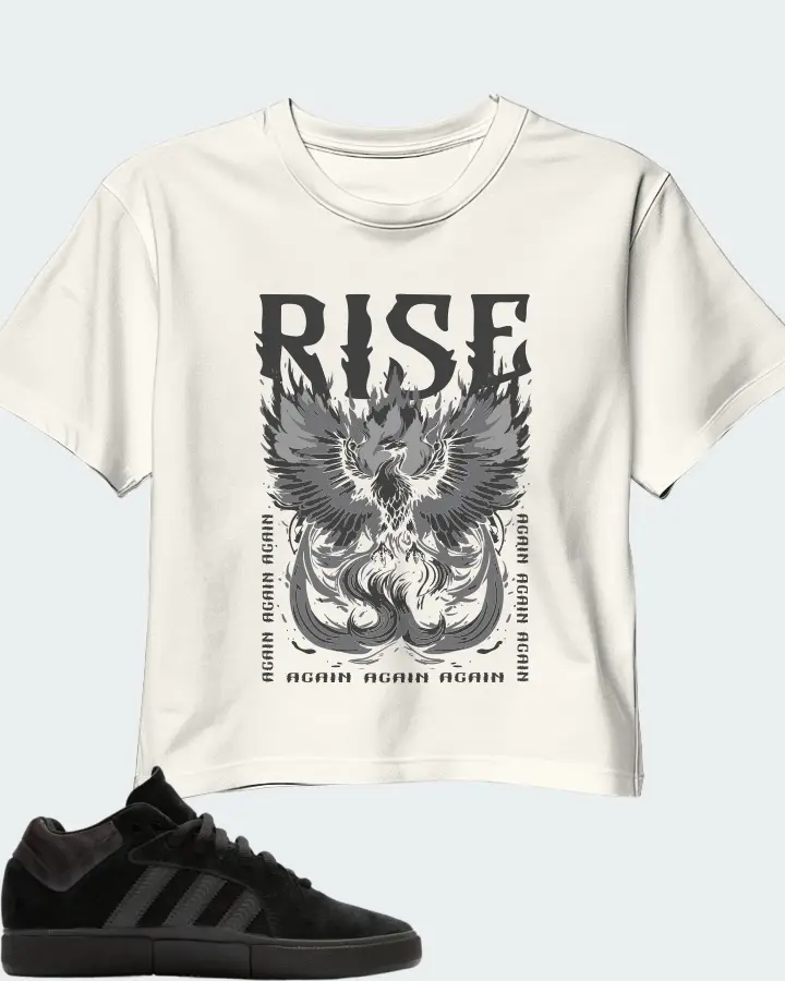 adidas Tyshawn Sneaker Matching Ecru White Crop Top - RISE