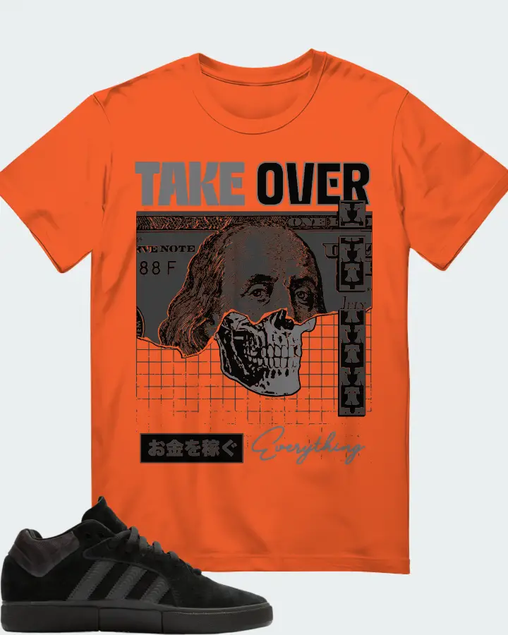 adidas Tyshawn  Sneaker Matching Orange T-Shirt - Take Over