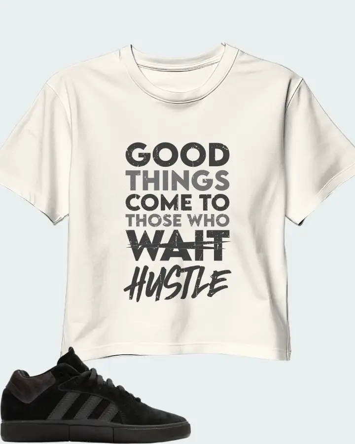 adidas Tyshawn Sneaker Matching Ecru White Crop Top - Good Things Come