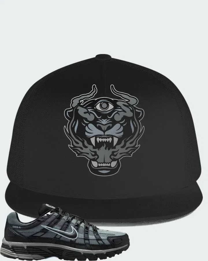 Nike P-6000 Black Cool Grey Matching Hat