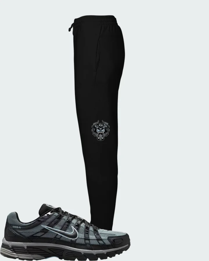 Nike P-6000 Black Cool Grey Matching Joggers
