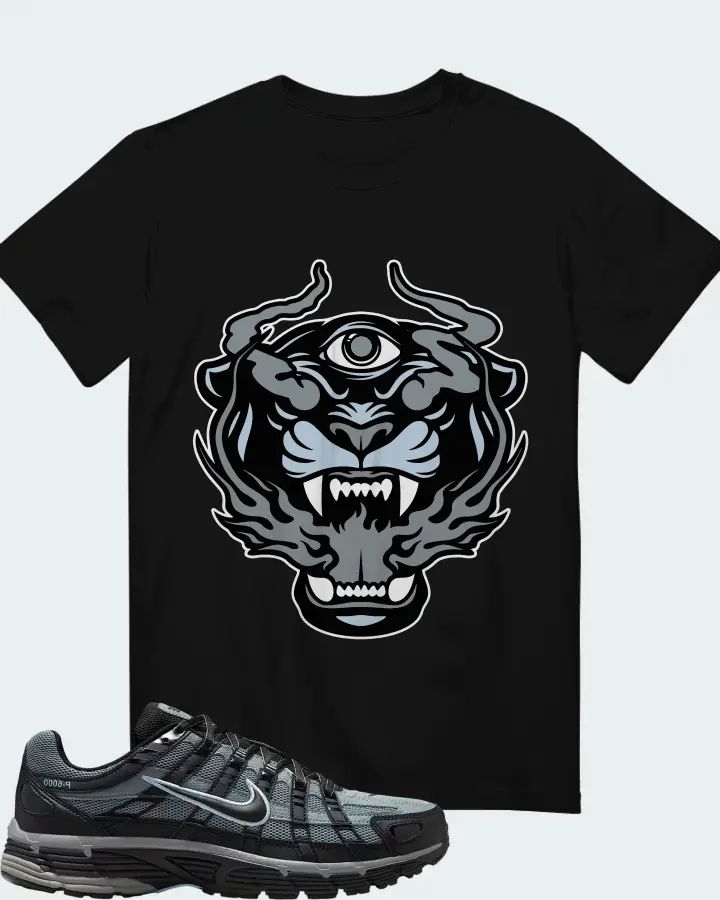 Nike P-6000 Black Cool Grey Matching T-Shirt