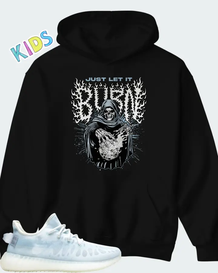 adidas YEEZY Boost 350 V2 Mono Ice Matching Kid's Hoodie