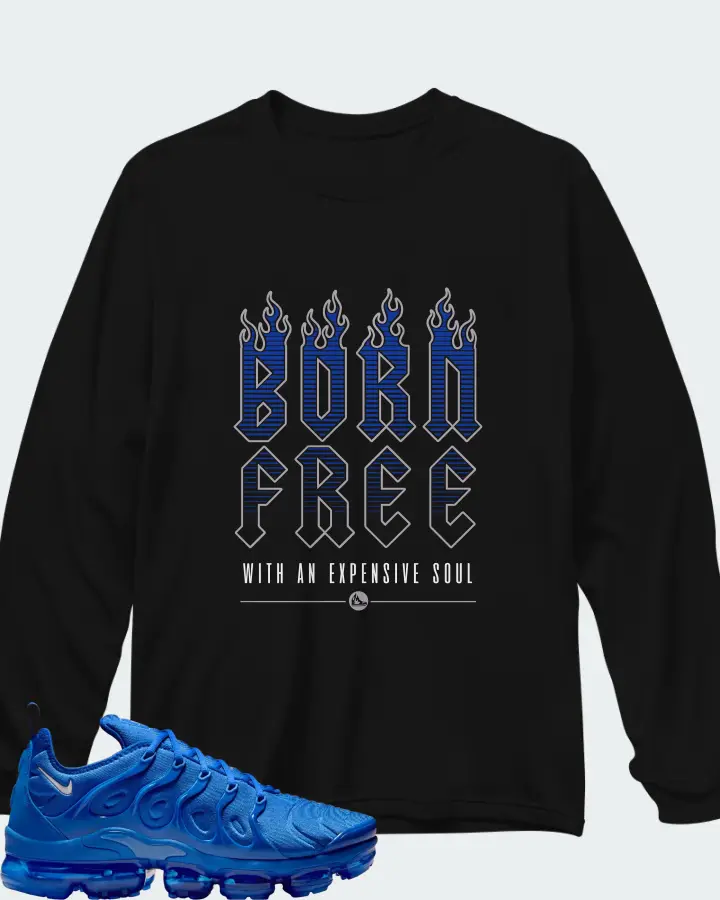 Nike Air VaporMax Plus  Game Royal  Matching Long Sleeve T-Shirt