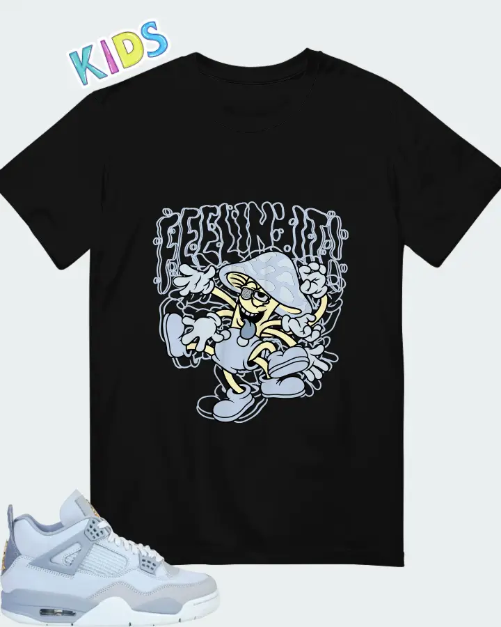 Air Jordan 4 UNC Basketball Matching Kid's T-Shirt