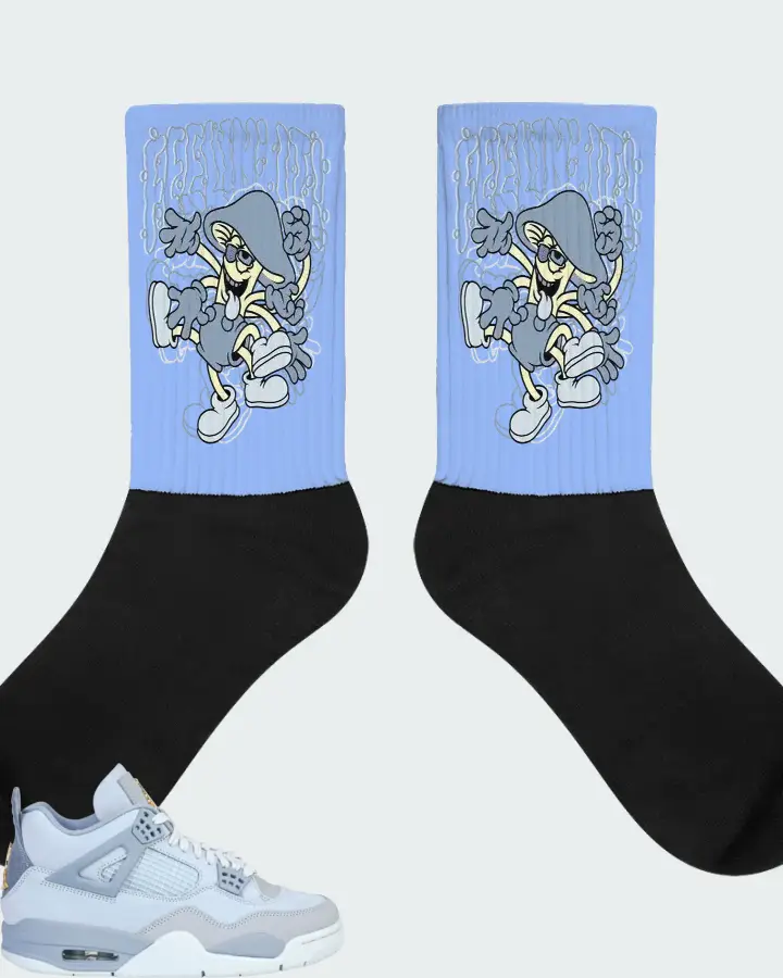 Air Jordan 4 UNC Basketball Matching Socks