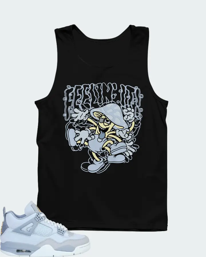 Air Jordan 4 UNC Basketball Matching Tank Top