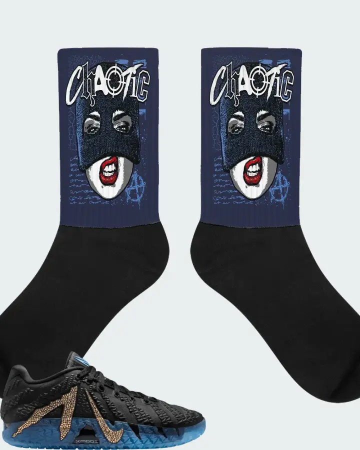 Nike Ja 3 Swarovski Warning Label Matching Socks