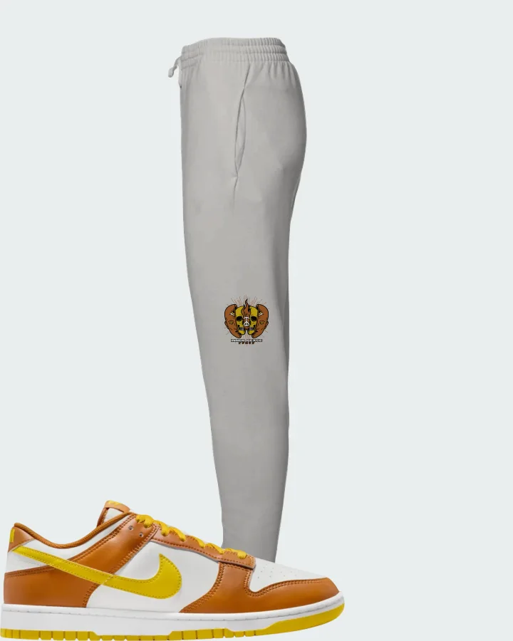 Nike Dunk Low Retro Summit White Bright Citron Matching Joggers