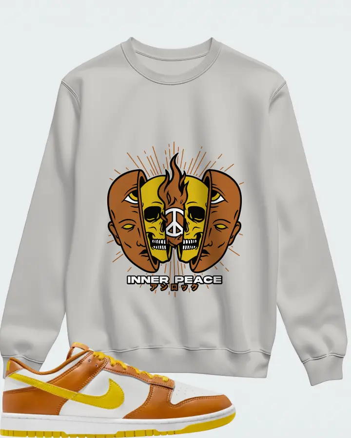 Nike Dunk Low Retro Summit White Bright Citron Matching Sweatshirt