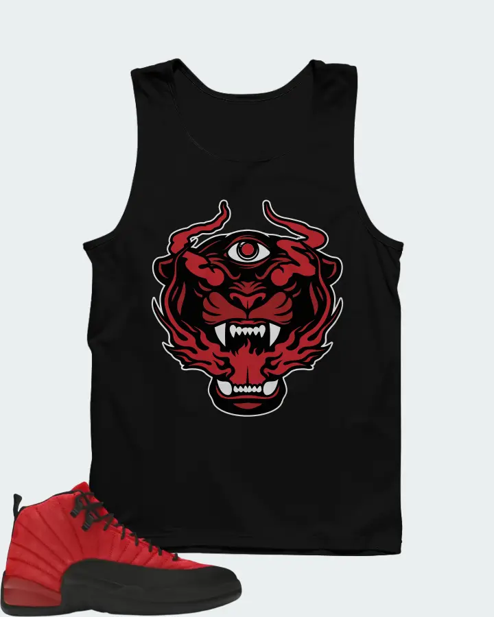 Air Jordan 12 Retro Reverse Flu Game Matching Tank Top
