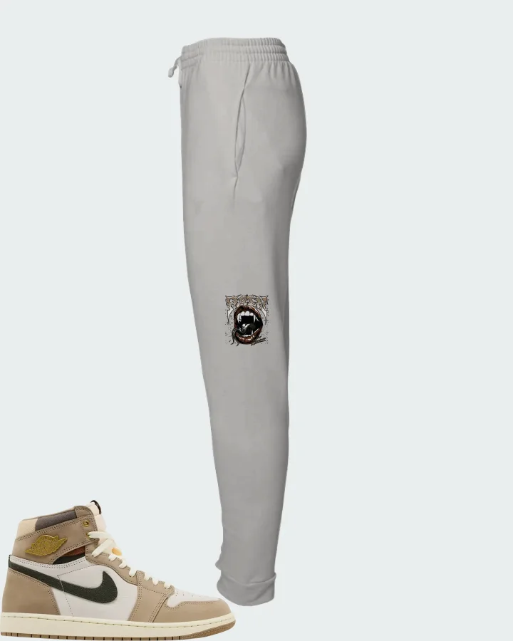 Air Jordan Wmns 1 Retro High OG Khaki Matching Joggers