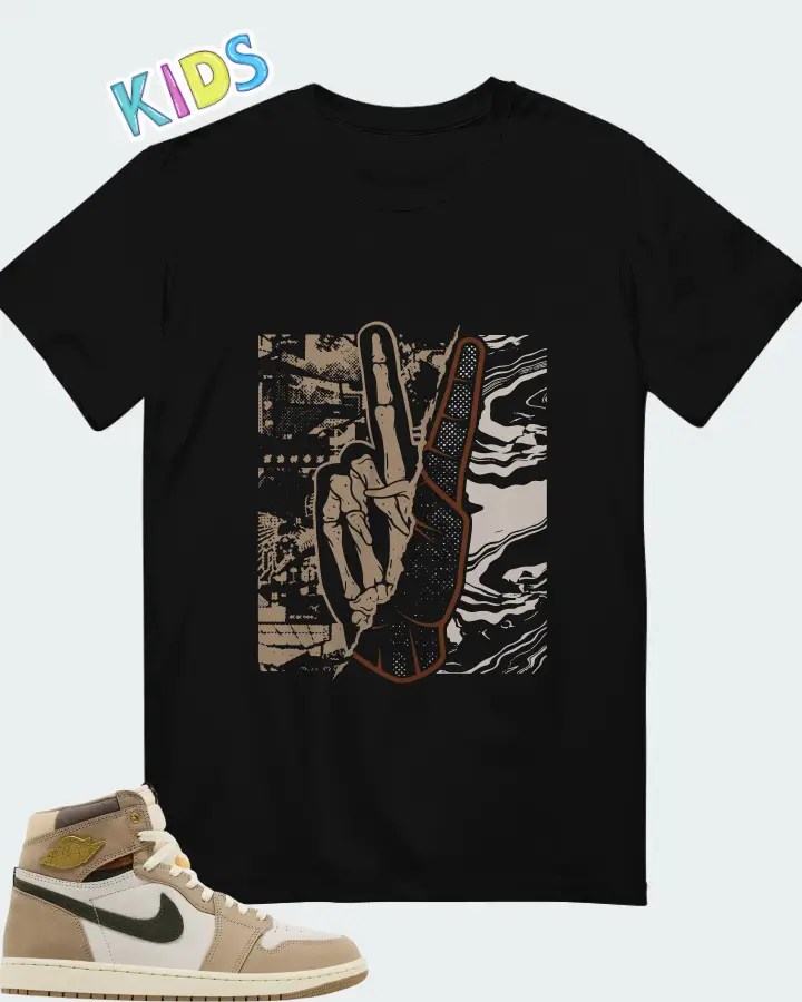 Air Jordan Wmns 1 Retro High OG Khaki Matching Kid's T-Shirt