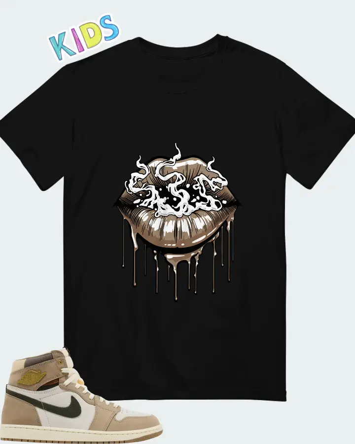 Air Jordan Wmns 1 Retro High OG Khaki Matching Kid's T-Shirt