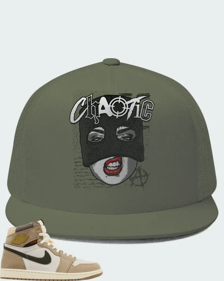 Air Jordan Wmns 1 Retro High OG Khaki Matching Hat