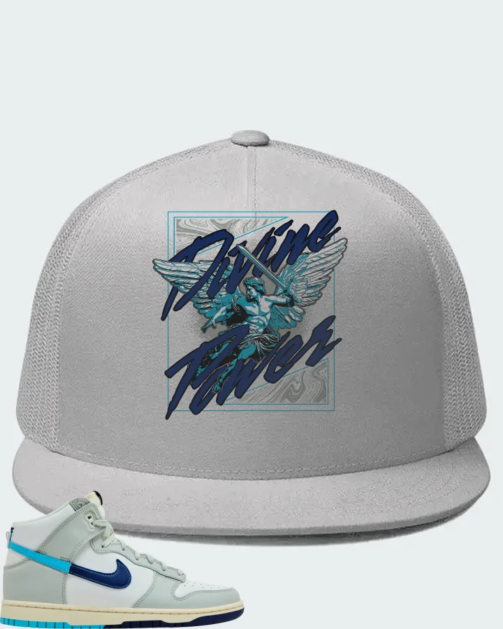 Nike Dunk High SE Split - Baltic Blue Matching Hat