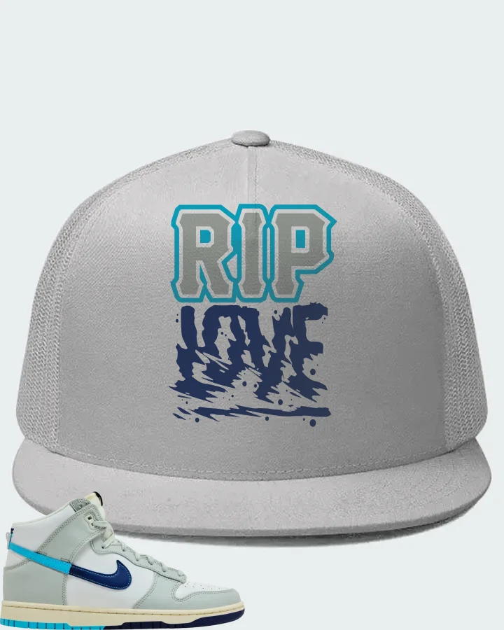 Nike Dunk High SE Split - Baltic Blue Matching Hat
