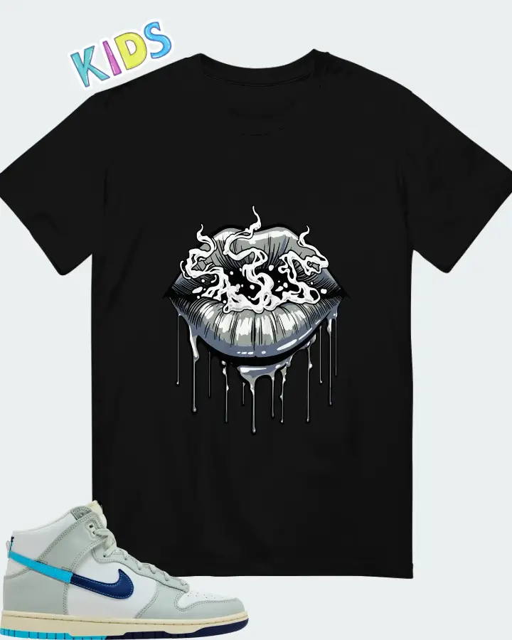 Nike Dunk High SE Split - Baltic Blue Matching Kid's T-Shirt