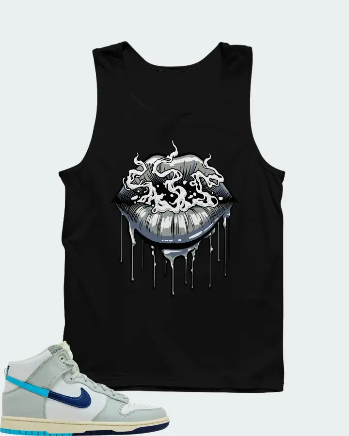 Nike Dunk High SE Split - Baltic Blue Matching Tank Top