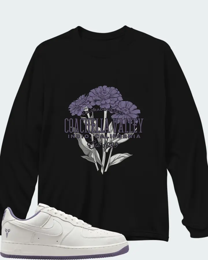Nike Kobe Air Force 1 Low Daybreak Matching Long Sleeve T-Shirt