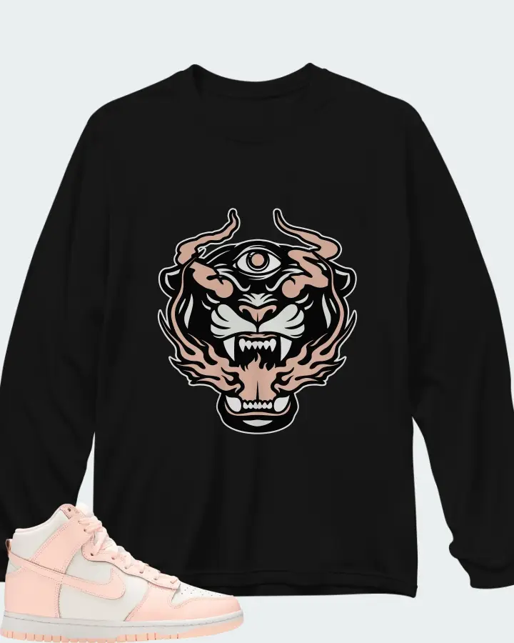 Nike Dunk High Crimson Tint Matching Long Sleeve T-Shirt