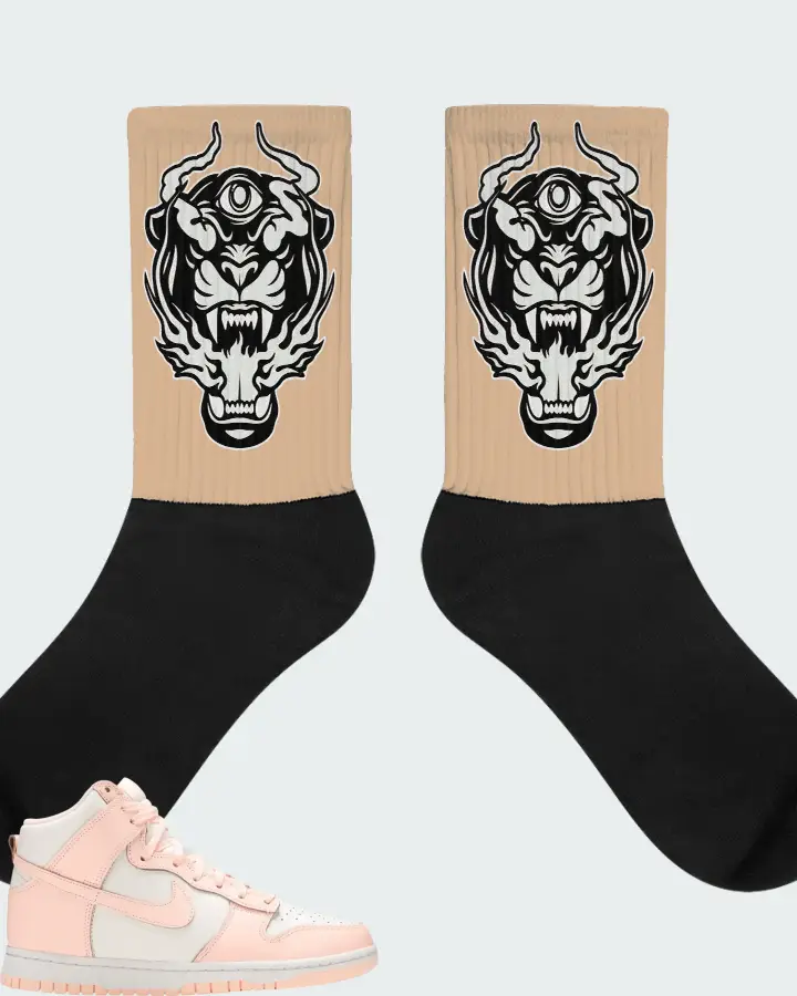 Nike Dunk High Crimson Tint Matching Socks