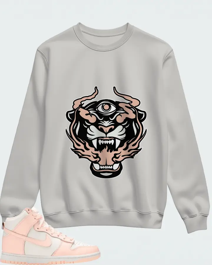 Nike Dunk High Crimson Tint Matching Sweatshirt
