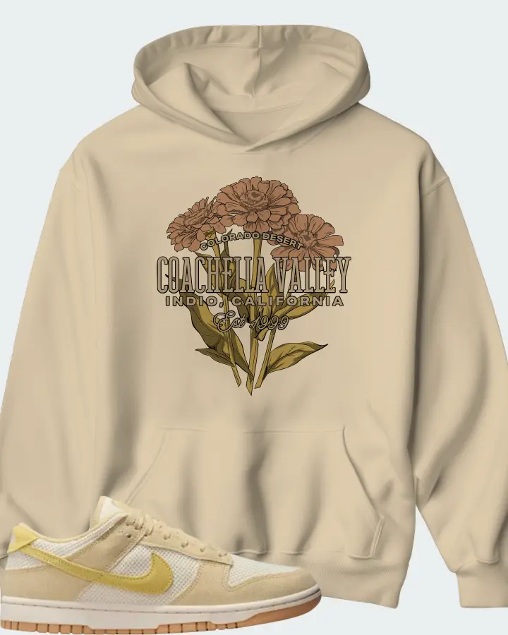 Nike Wmns Dunk Low Next Nature SE Team Gold Pale Ivory Matching Hoodie
