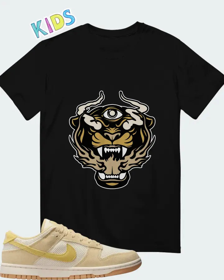 Nike Wmns Dunk Low Next Nature SE Team Gold Pale Ivory Matching Kid's T-Shirt