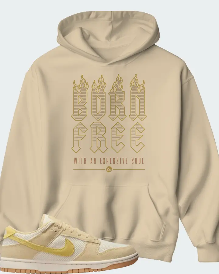 Nike Wmns Dunk Low Next Nature SE Team Gold Pale Ivory Matching Hoodie