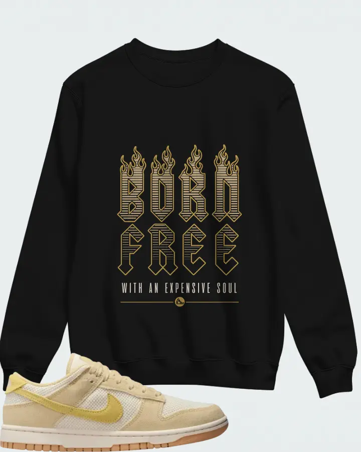 Nike Wmns Dunk Low Next Nature SE Team Gold Pale Ivory Matching Sweatshirt