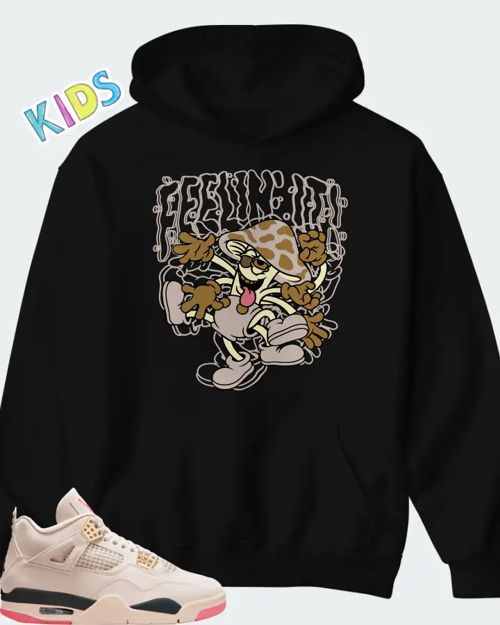 Air Jordan 4 Birds of Paradise Matching Kid's Hoodie