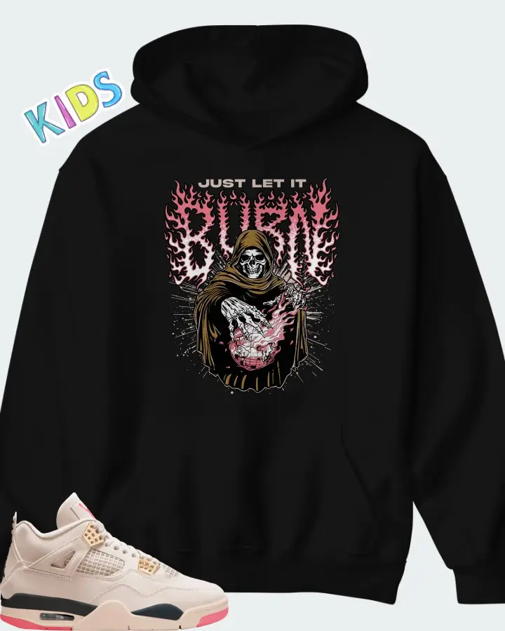 Air Jordan 4 Birds of Paradise Matching Kid's Hoodie