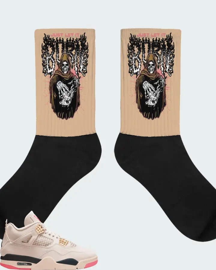 Air Jordan 4 Birds of Paradise Matching Socks