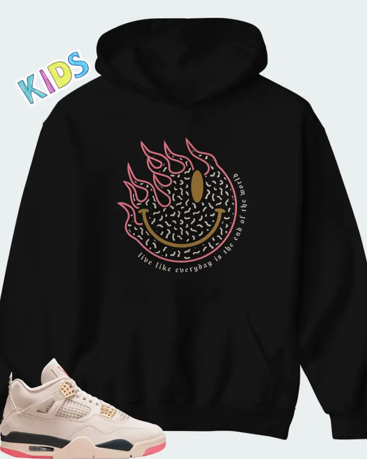 Air Jordan 4 Birds of Paradise Matching Kid's Hoodie