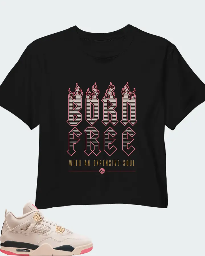 Air Jordan 4 Birds of Paradise Matching Crop Top