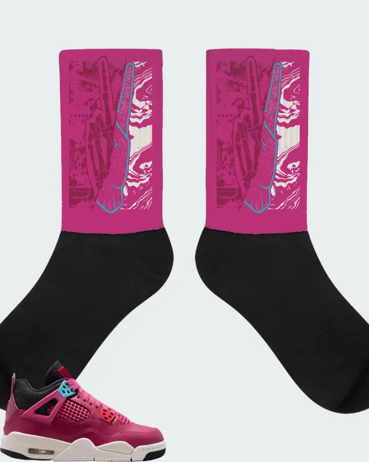 Air Jordan 4 Retro She's A Star Matching Socks