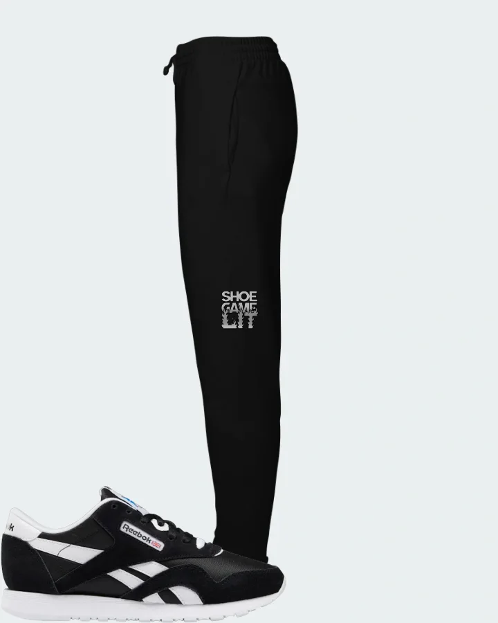 Reebok Classic Nylon Sneaker Matching Black Joggers - Shoe Game Lit Refreshed