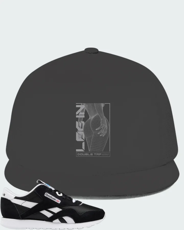 Reebok Classic Nylon Sneaker Matching Dark Grey Hat (LOGIN) - View 1