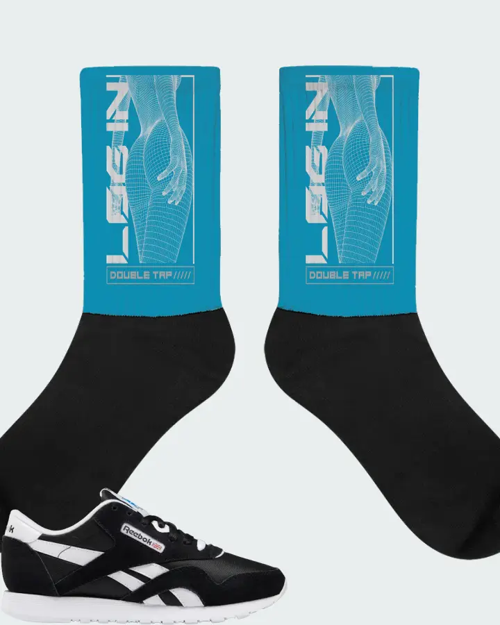 Reebok Classic Nylon Sneaker Matching Aqua Socks (LOGIN) - View 1