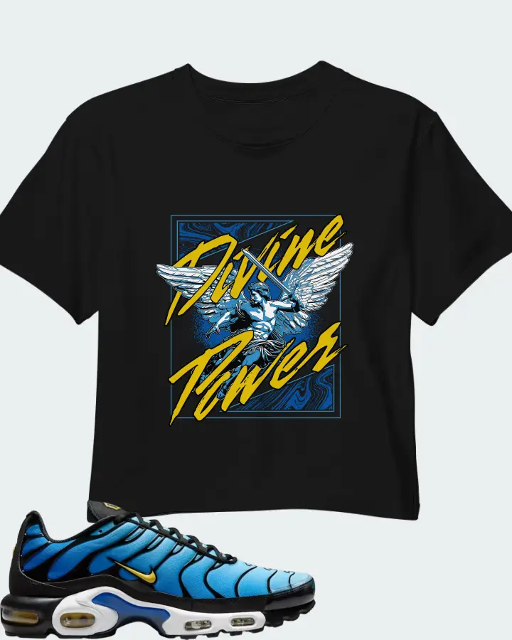 Nike Air Max Plus Hyper Blue 2025 Matching Crop Top