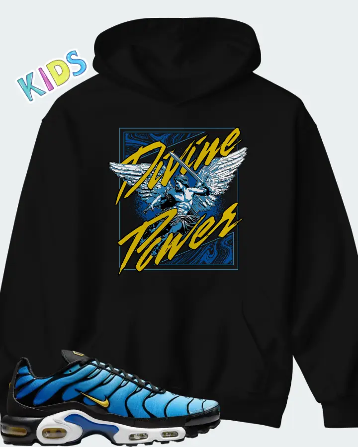 Nike Air Max Plus Hyper Blue 2025 Matching Kid's Hoodie