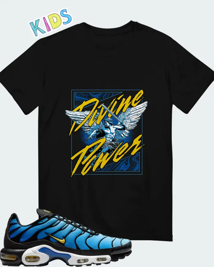 Nike Air Max Plus Hyper Blue 2025 Matching Kid's T-Shirt