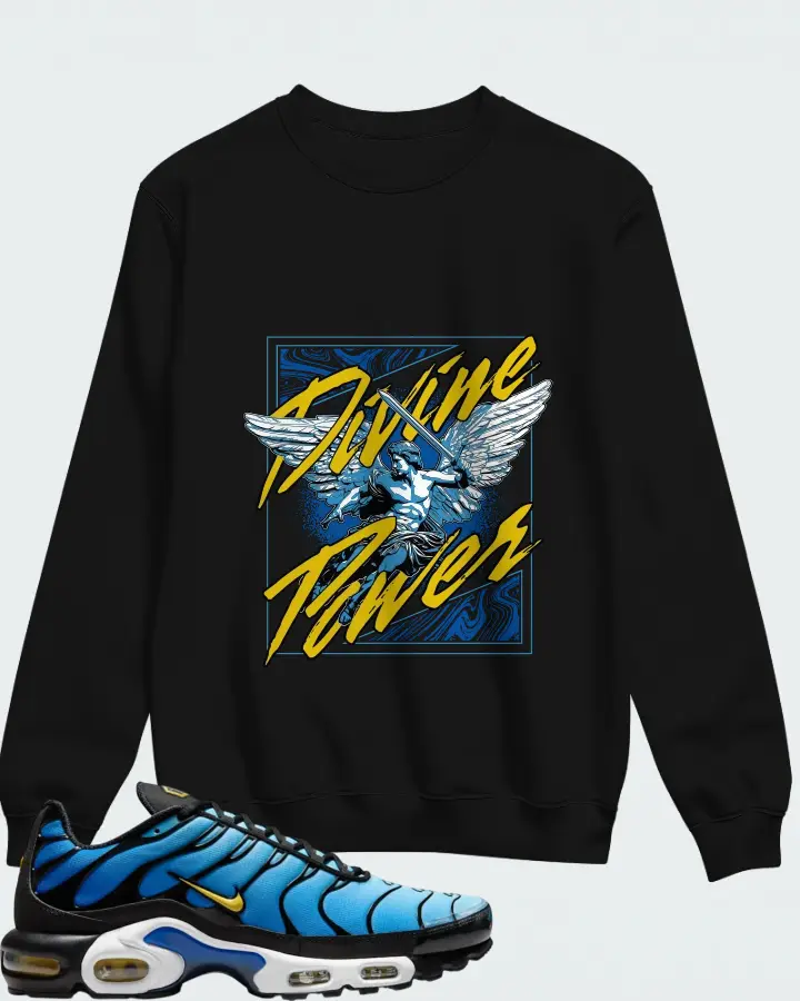 Nike Air Max Plus Hyper Blue 2025 Matching Sweatshirt