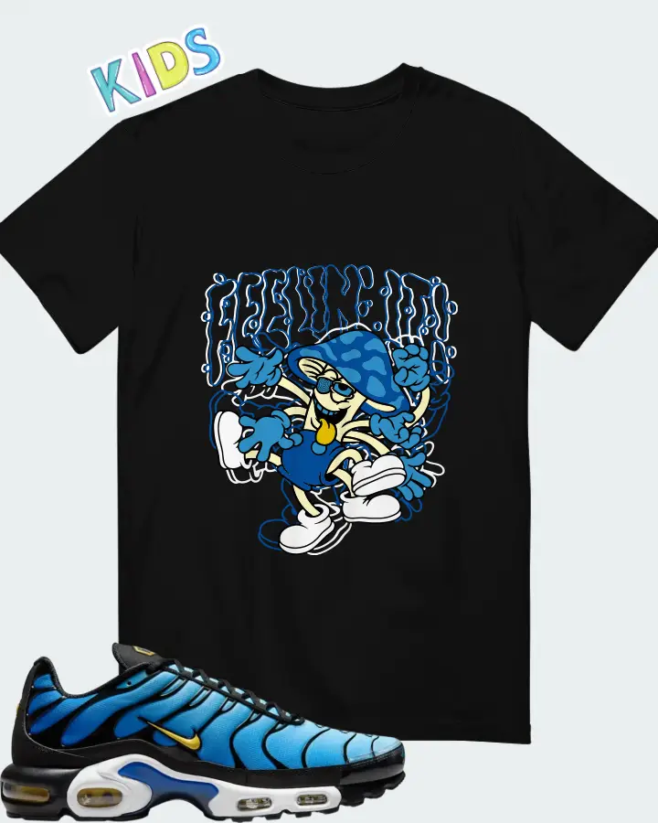 Nike Air Max Plus Hyper Blue 2025 Matching Kid's T-Shirt