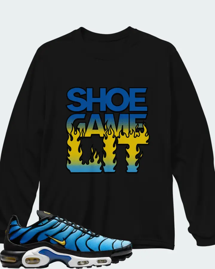 Nike Air Max Plus Hyper Blue 2025 Matching Long Sleeve T-Shirt