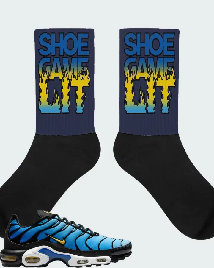 Nike Air Max Plus Hyper Blue 2025 Matching Socks